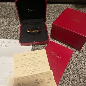 Cartier Love Cuff Rose Gold